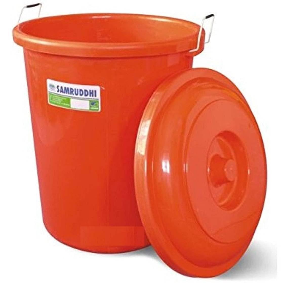 Samruddhi 100 Litre Unbreakable Plastic Water Storage Drum – Heavy-Duty Durable, Leak-Proof Design Ideal for & Industrial Use with Secure Lid & Easy-Grip Handles (Orange) (B0DF2Z6K7Q) Amazon Price History, Amazon Price Tracker