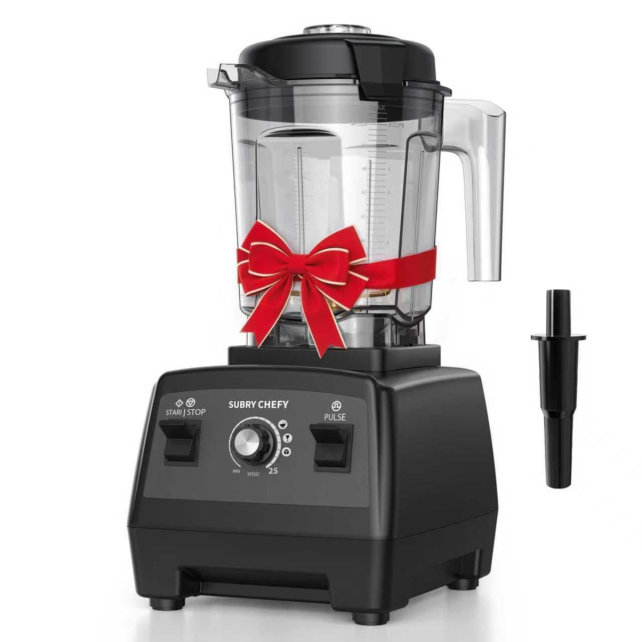 Countertop Blender Pro 2000W, Professional High-Speed Blender with Powerful Brushless Motor, 25-Speed, 68oz, Heavy Duty Kitchen Blender for Smoothies, Ice Crushing &amp; Food Prep, Black