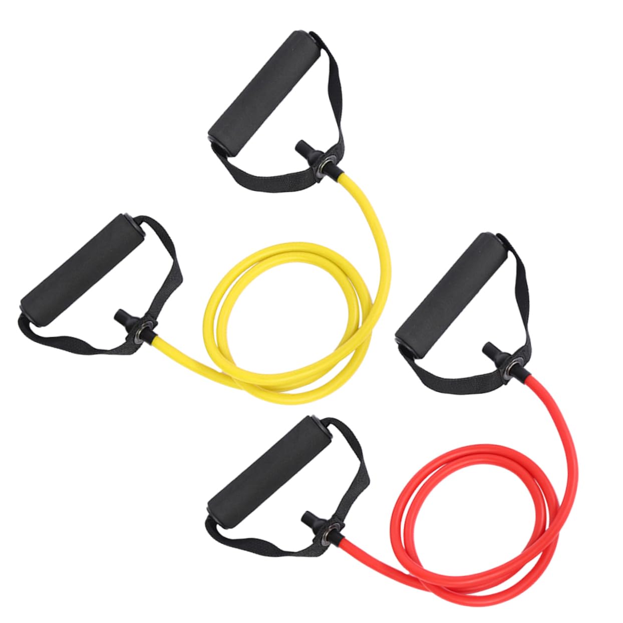 2 Pezzi Di Fascia Elastica Con Coulisse Per Modellare I Pedali Della Fascia Fitness