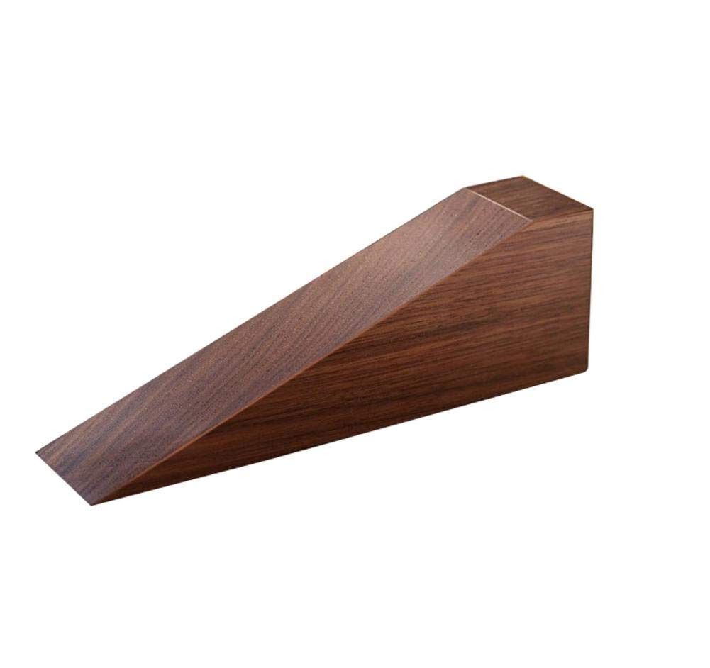Kongeu Black Walnut Non-Slip Door Stops Wedges Wooden Door Stopper,Door Holder Keep Door Open&Stop Door Moving For Heavy Duty Door,Fire Door Etc,Non-Scratching