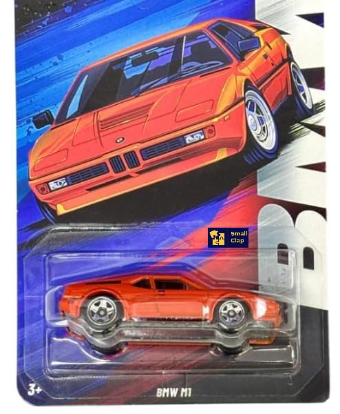 Image of 1:64 HW BMW M1 Silver Series Original HW Die-Cast Vehicle (Orange)