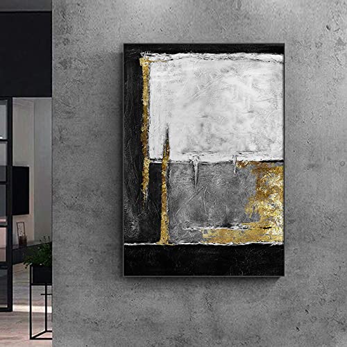 Affiche photo mur salon abstrait géométrique peinture moderne nordique 50x70cm
