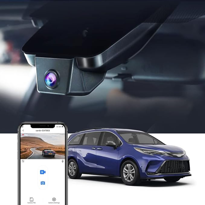 Fitcamx Front 4K + Rear 1080P Dash Cam
