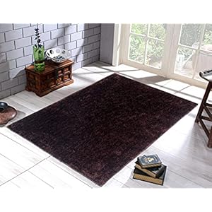 Euro Deco Modern Microfiber Shaggy Carpet for Home Living Room Cabin – Soft Fluffy Fur Rug for Kitchen Cabins Hall Area…