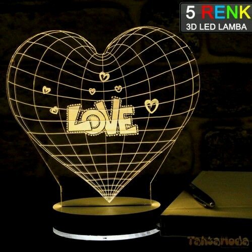 Buy Yeshwi Enterprises's Colorful 3D Night Lamp for Home Decoration