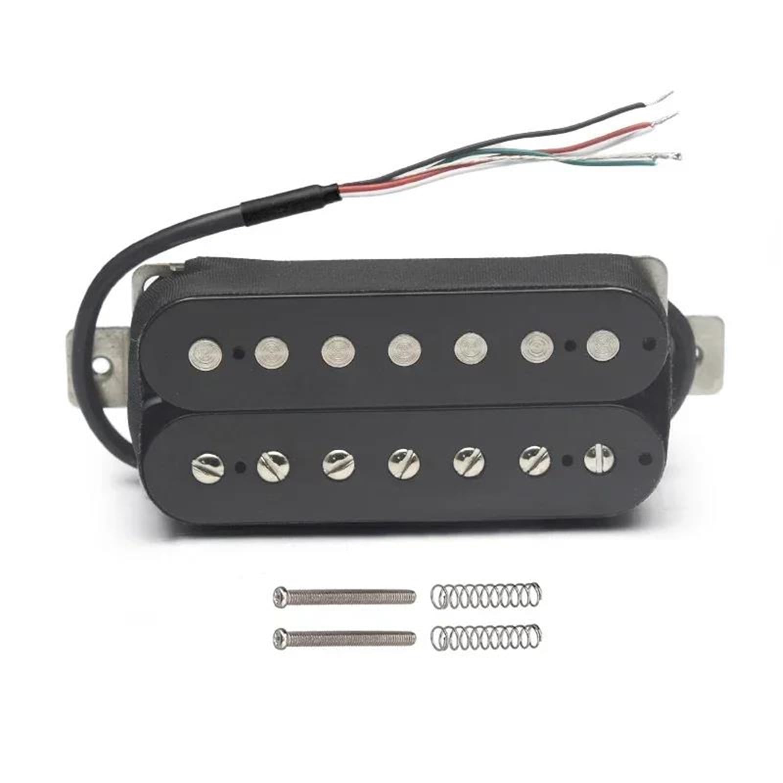Pastilla para Guitarra Eléctrica Pastilla De Guitarra Eléctrica Alnico V 7 Cuerdas N-8.8K/B-14.2K Humbucker Alnico 5 Bobina Divisora Piezas De Guitarra(Bridge)