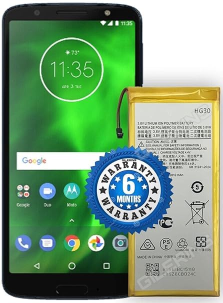 Image of Original HG30 Battery for Motorola g6 /g5s Plus Dual Battery with 6 Month Warranty*** (P0093)