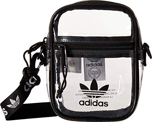 adidas Originals Originals Clear Festival Crossbody, Black, One Size