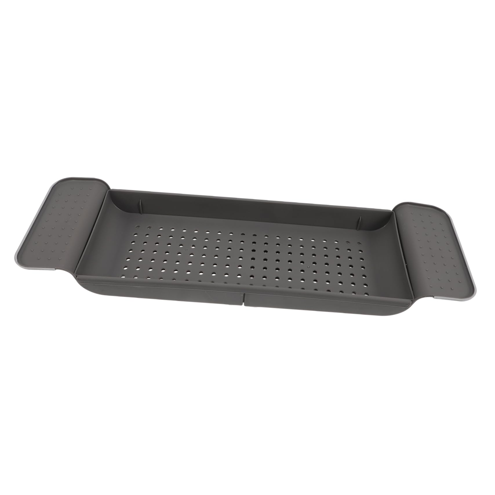 BEBEMOKO Expandable Bathtub Tray Adjustable Storage Shelf for Bathing Accessories Multipurpose Shower Gel Holder for Kitchen Bathroom Use Fine Workmanship Practical Design