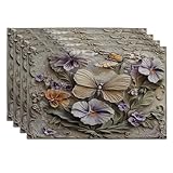 Décorations de table : égayez votre table à manger avec ce set de table imprimé. Parfait pour un usage quotidien à la maison, en vacances, en réception, en soirée, etc. Impressionnera vos invités et créera une ambiance époustouflante.