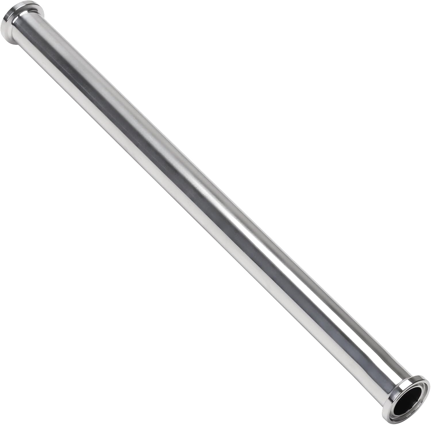 DERNORD Sanitary Tri Clamp Spool Tube Stainless Steel 304 with 1/2 inch Tri Clamp 3/4 inch Tube OD (Tube Length: 12 Inch /305 MM)