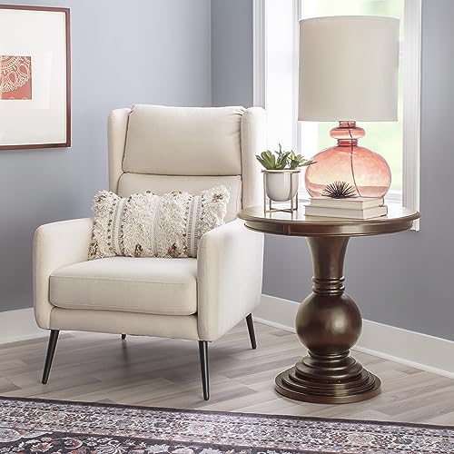 Powell 809-350 Espresso Round Accent Table 26\"L x 26\"W x 26\"H