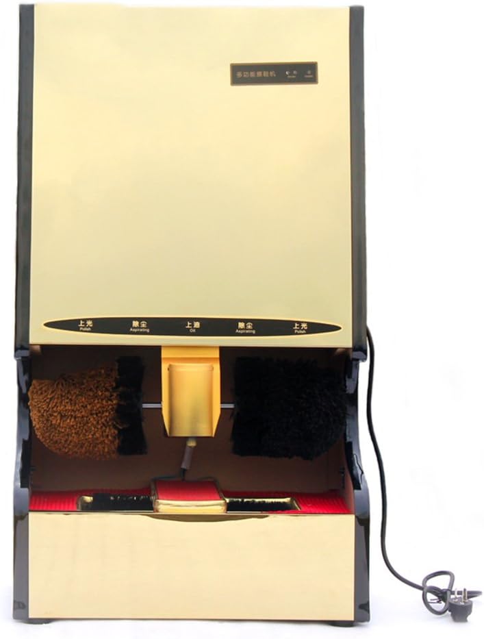 ZZHF Shoe polisher Automatic sensor Vertical shoeshine Household dual motor electric shoe brush machine 4 colors available 30 * 90cm Shoe polisher ( Color : C )