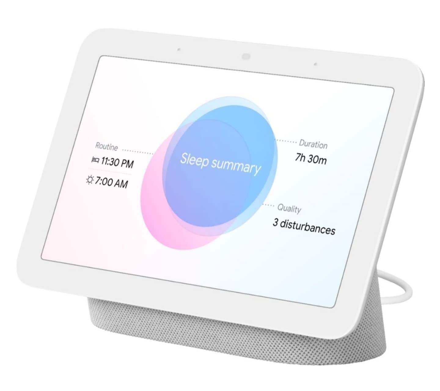 Google Assistant Vocal Nest Hub Galet