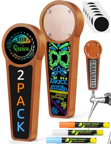 2PCS Beer Tap Handle DIY Keg Tap Handles 3/8-16 UNC Kegerator Handle