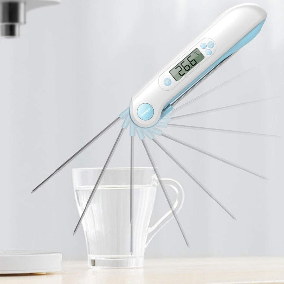 XINGYU Misuratore di Temperatura dell'Acqua, termometro per Alimenti da Forno, misuratore di Temperatura dell'Acqua da Cucina Sonda di Temperatura dell'olio Caldo Sonda di Temperatura