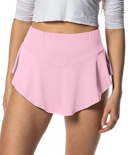 Mini jupe courte sexy pour femme, saumon, XL Cover