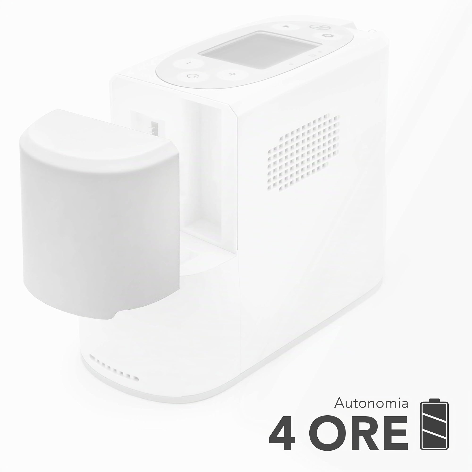 AIESI® Batteria ricaricabile per concentratore di ossigeno portatile P2, Durata 4 ore, Garanzia Italia 12 mesi