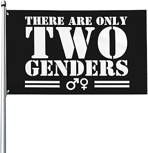 Amazon.com : There Are Only 2 Genders Flag 3x5 Ft There Are Only Two