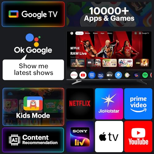 Image of Kodak 164 cm (65 inches) IconiK Series 4K UHD Mini LED TV K65Mini5020