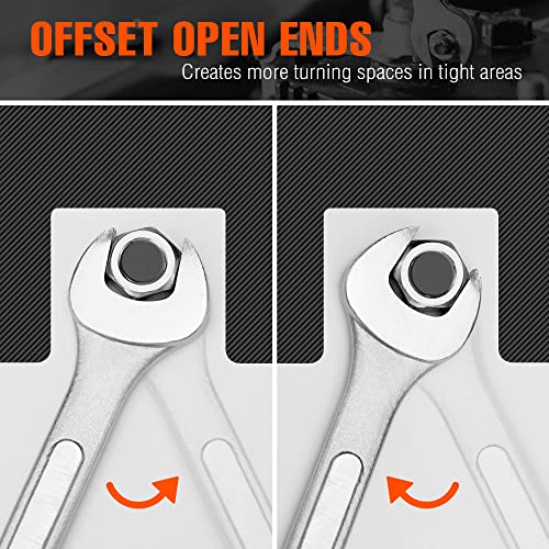 Valuemax Mechanics Wrench Set Metric And Standard, 20Pcs Complete Combination Wrenches Roll Set. Sae 1/4 Inch To 3/4" thumb #4