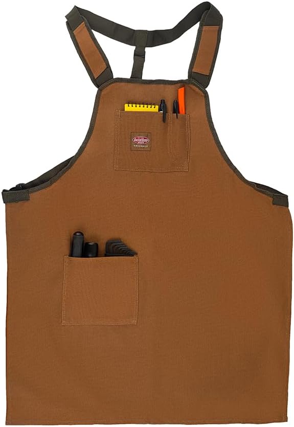 Bucket Boss mens Adjustable Tool Bag, Brown, 1- Pack US