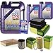 Produktbild QR-PARTS 69358413 Filter Set Inspektionspaket 7 Liter Motoröl Leichtlauf High Tech 5W-40 MANN-FILTER Innenraumfilter Kraftstofffilter Luftfilter Ölfilter