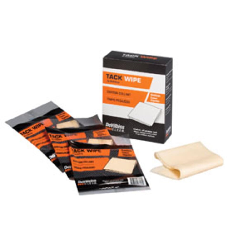 DeVilbiss DEV-803816 Cotton Tack Wipe in its packaging