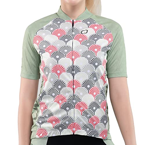 CATENA Camiseta feminina de ciclismo de manga curta respirável para bicicleta, roupa de bicicleta, s