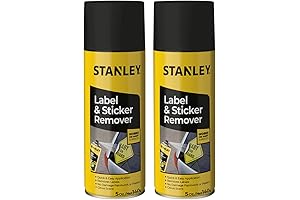 STANLEY Label & Sticker Remover: The Ultimate Adhesive Eliminator for Your Auto