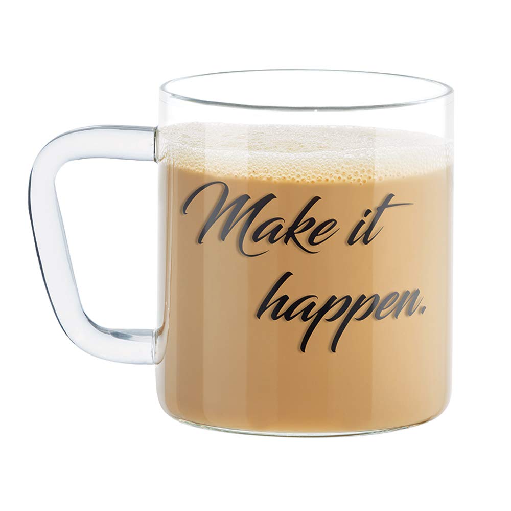 Borosil Classic Make it Happen Mug, 305ml, Transparent (B07H9G5JY4) Amazon Price History, Amazon Price Tracker