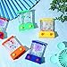 Zhanmai 16Pcs Handheld Water Games Mini Arcade Fish Ring Toss Basketball, Water Ring Toss Handheld Toys for Kids Adults, Retro Games for Beach Toy Party