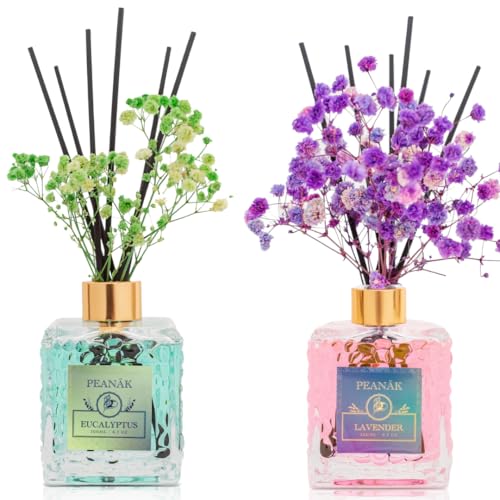 Set de 2 Difusores de Varillas Eucalipto y Lavanda 200ml miniatura 1