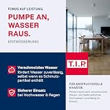 T.I.P. Schmutzwasser Tauchpumpe Edelstahl 180 PX - 10.500 l/h Fördermenge, 7m Eintauchtiefe, 7m Förderhöhe, leistungsstarke Tauchpumpe, robust und langlebig, ideal für Kellerentwässerung 30121