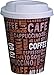 Produktbild Gastro-Bedarf-Gutheil 100 Kaffeebecher Pappe 250ml / 10oz Pappbecher Einwegbecher EINWEG Coffee to go 0,25 L Top Becher mit Deckel in weiss