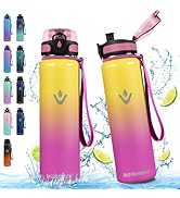 Grande Bouteille Isotherme - Pop Orange 2L - 48H Froid Et 16H Chaud - Etanche & Sans Bpa