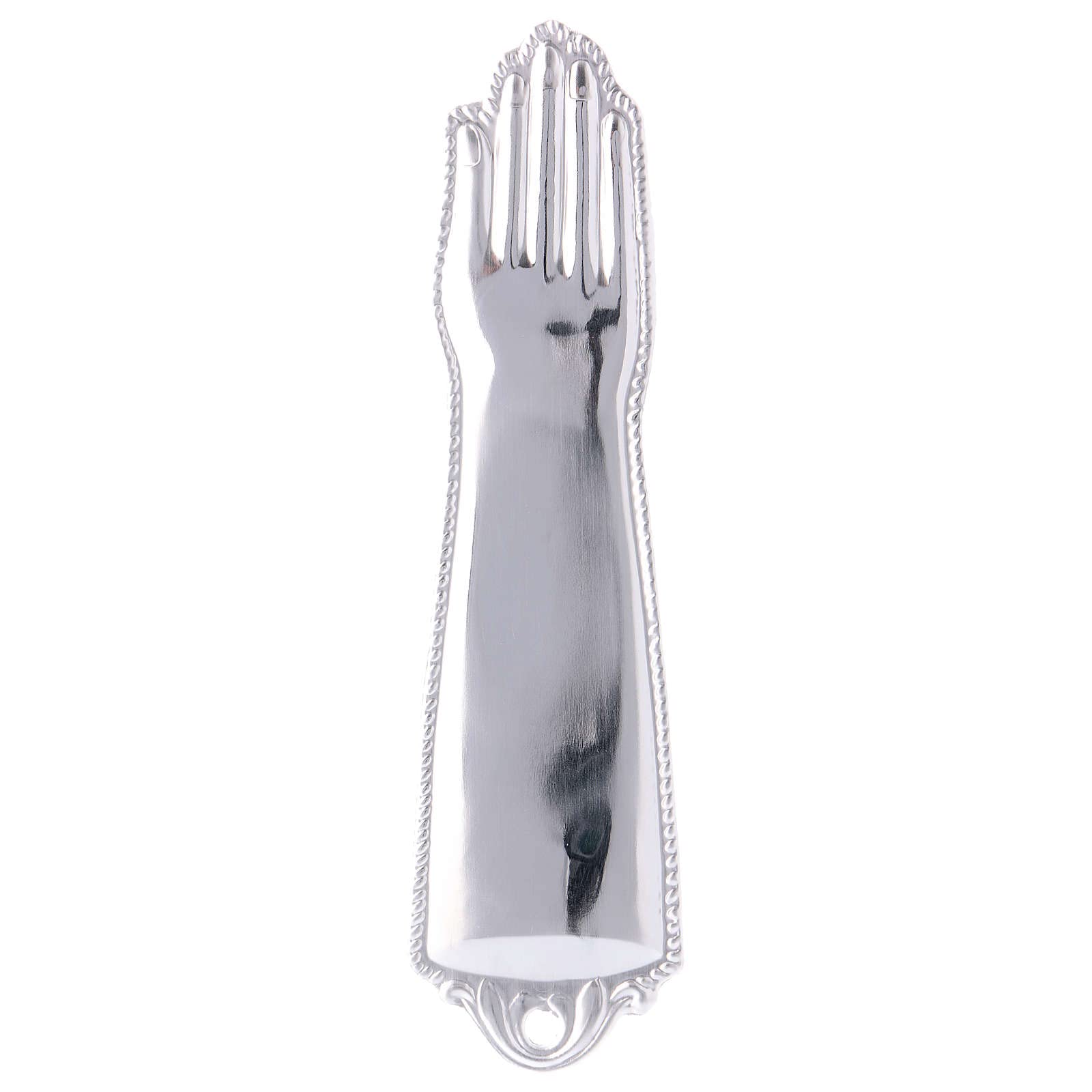 Ex-voto, Forearm in Sterling Silver or Metal, 15cm, Silver