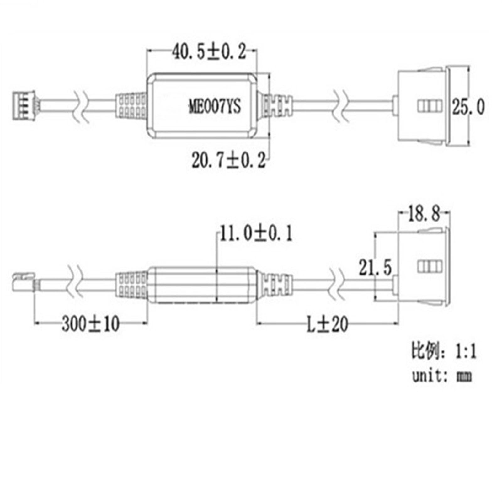 ME007YS Ultradźwiękowy czujnik modułu pomiaru odległości (UART automatic)