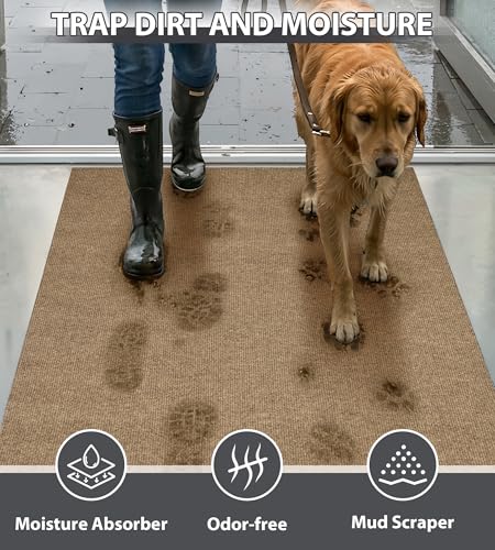 Tapis de couloir antidérapant et absorbant de taille ajustable - 5