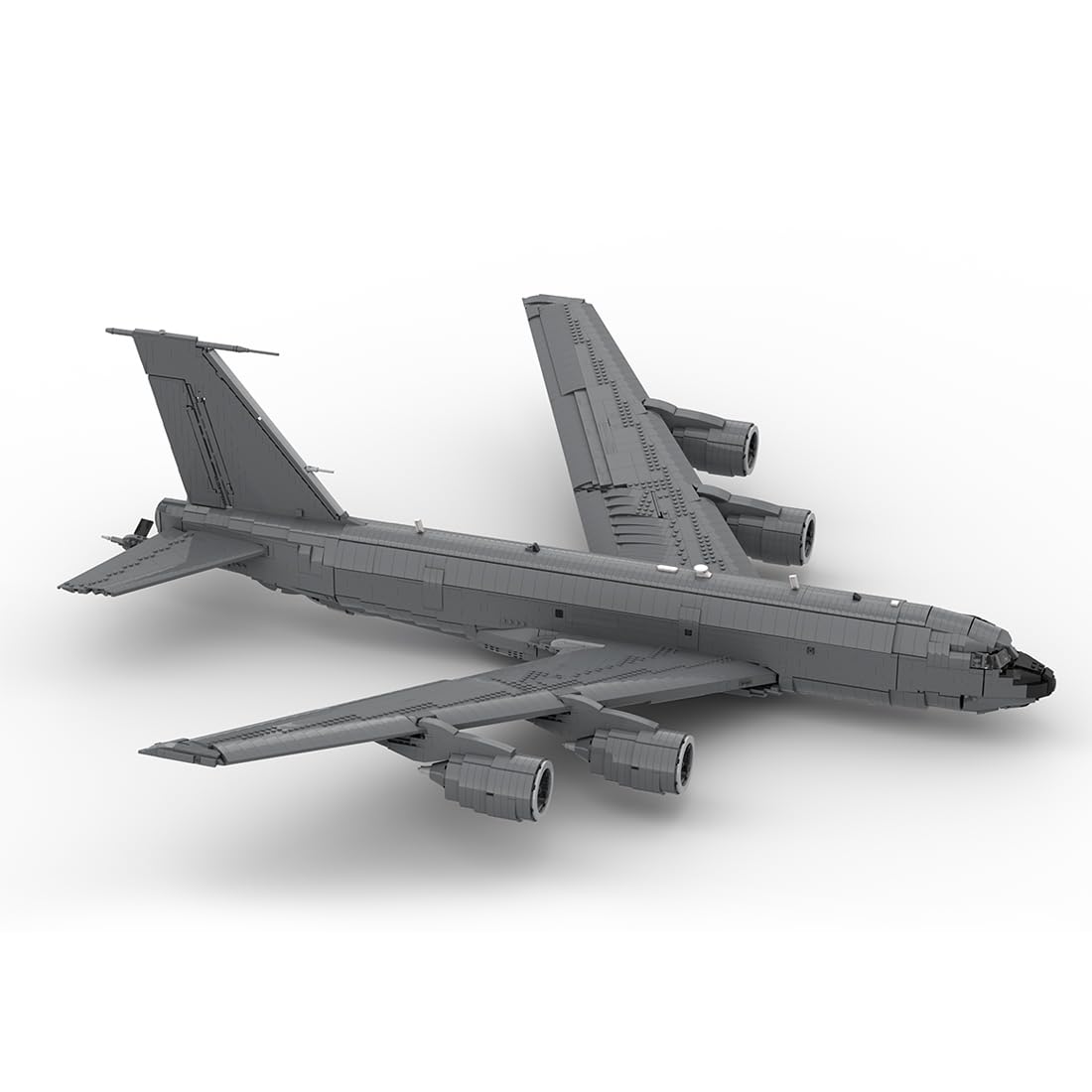 KC-135 Militär Luftfahrzeug Klemmbausteine Modular, MOC Armee Flugzeug Modellbausatz, Flugzeugbetankung Modell für Erwachsene 16+, Dekorationen 5818 Telie