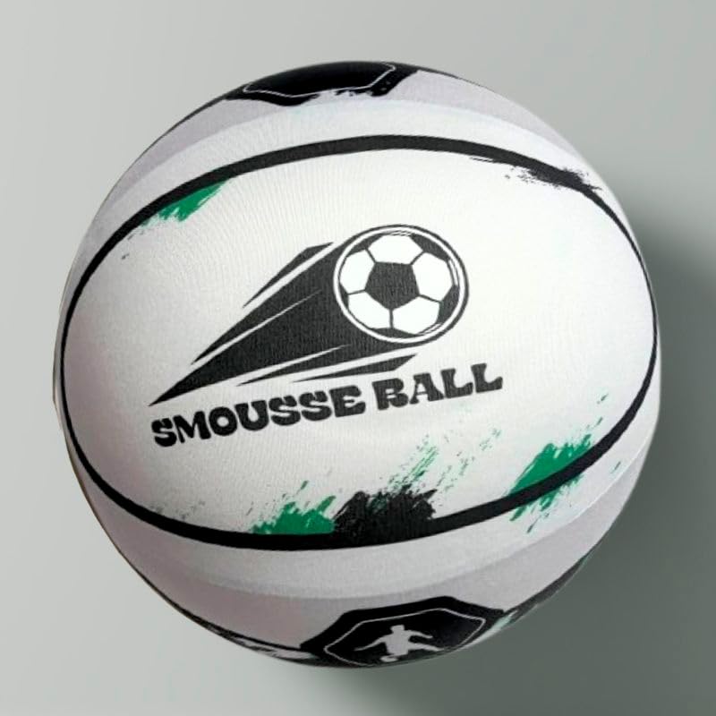 Smousse Ball Smousse Foot, Smooth Foot, Smousseball, Smooth Ball Foot Silent Football Size 5 Foam Ball Indoor