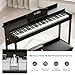 UMOMO 88 Key Digital Piano Keyboard with Piano Metal Stand, Full Size Electric Piano, Headphone Jack, 3 Pedal, Electronic Piano for Beginner, Adults, Black
