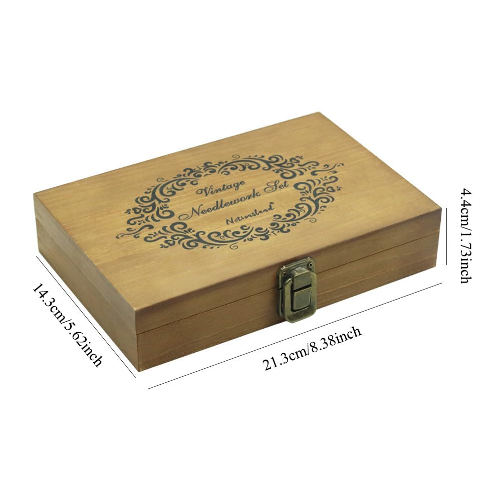 Juego de Tijeras para Bordar Plateadas, Herramientas de Costura de Acero Inoxidable de Alta Gama, dedal, punzón, Caja de Agujas para Coser, Manualidades, Costura