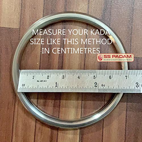 Image of Stainless Steel 6mm Flat Master Kada for Men & Women by SS Padam Handicraft Industries