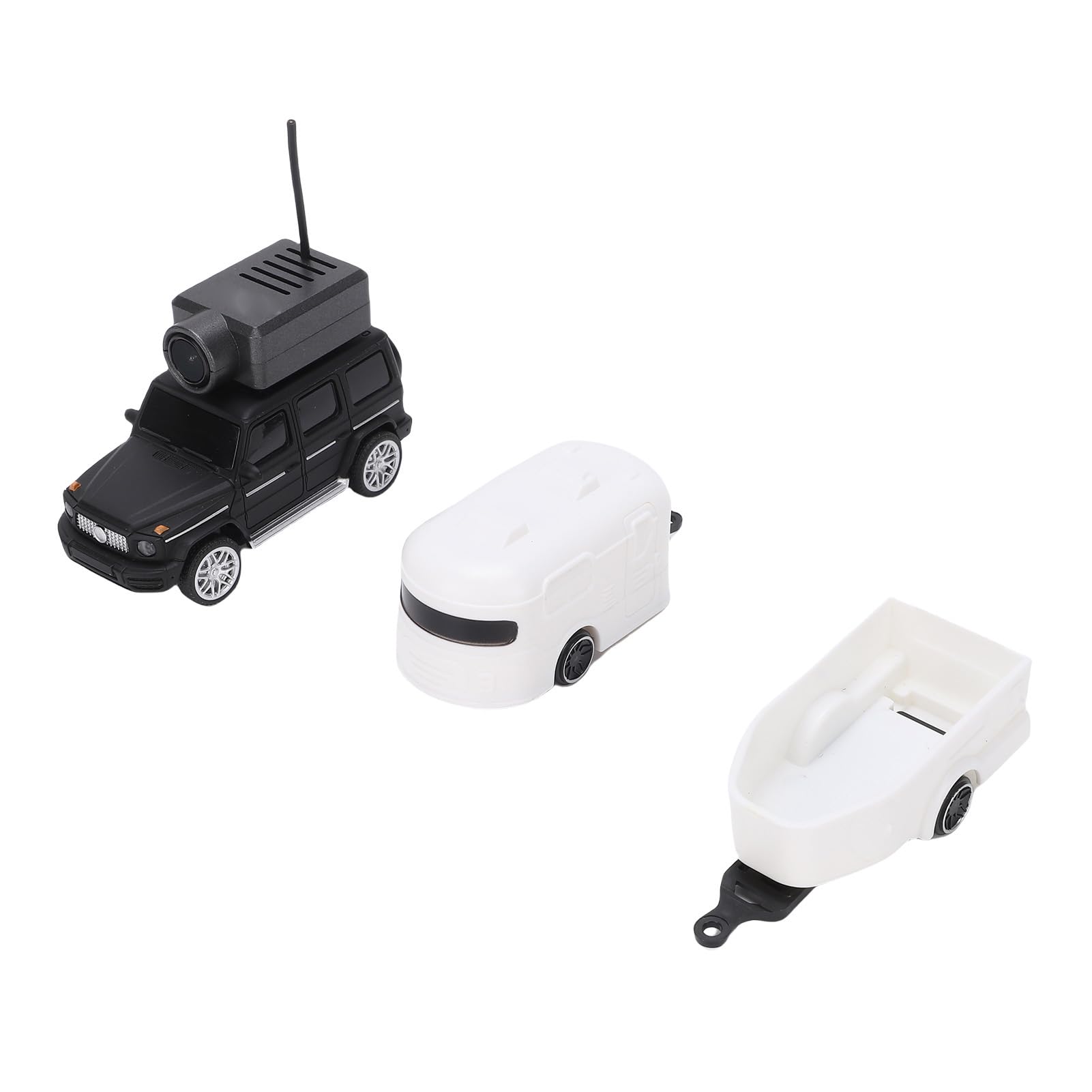 VGEBY Samochód Mini RC z kamerą HD FPV, Zdalnie Sterowany Samochód w Skali 1:64 z Oświetleniem Otoczenia i 3 Trybami Prędkości, do Wyścigów w Pomieszczeniach i Zabaw Towarzyskich