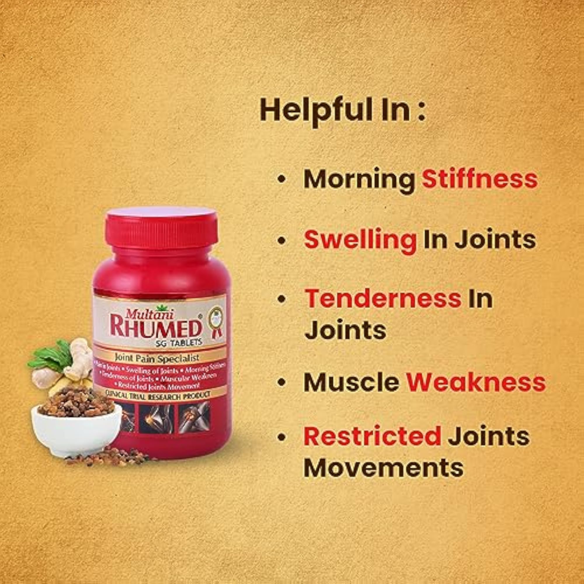 Multani Rhumed SG Tablets - 120 Tablets