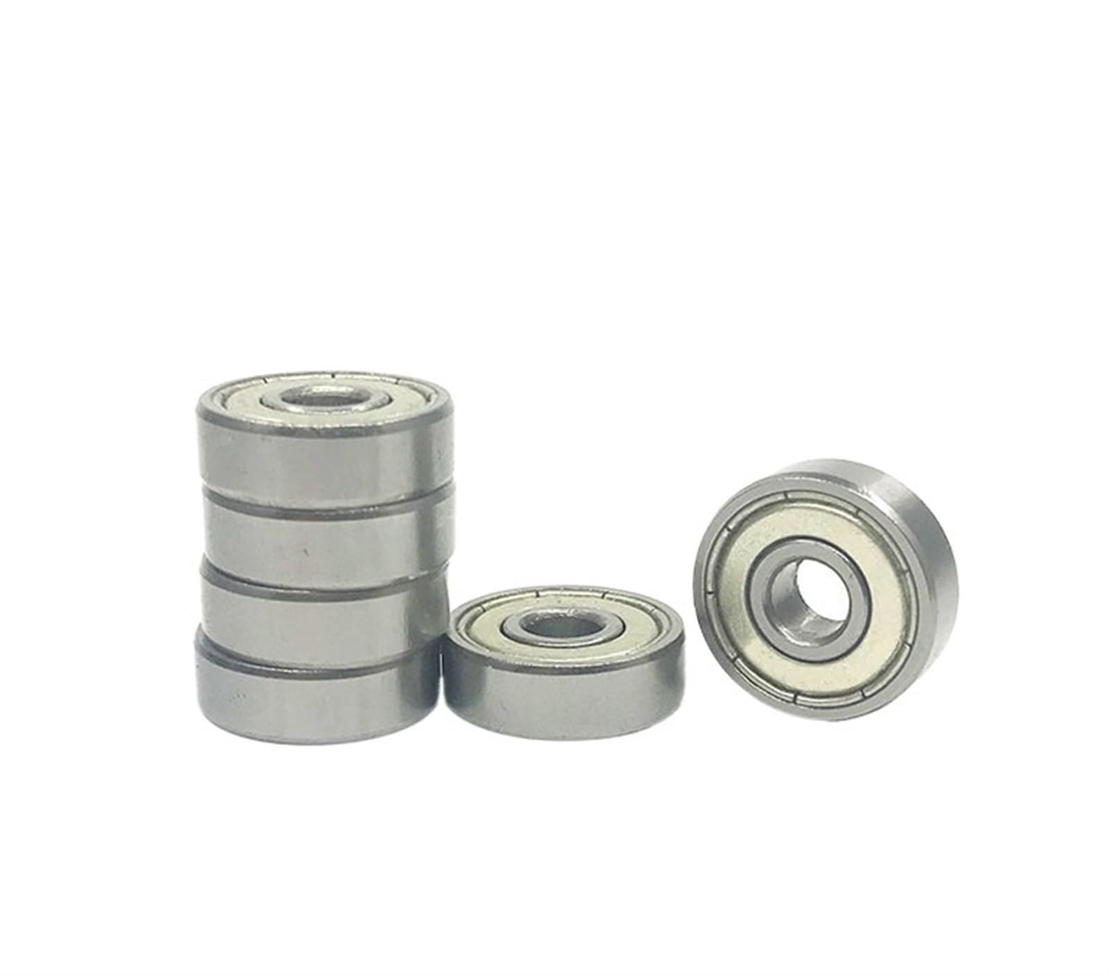 Uszczelka bimetaliczna tarcza mikro łożysko zwykłe 10 sztuk 627ZZ 7x22x7mm łożyska kulkowe miniaturowe(ABEC1)