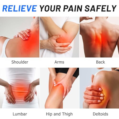 Image of 28 Modes TENS Unit Muscle Stimulator for Pain Relief | 40 Levels, Dual-Channel, 3-in-1 EMS Massage Machine for Shoulder, Back Pain Relief Therapy (12 Electrode Pads)