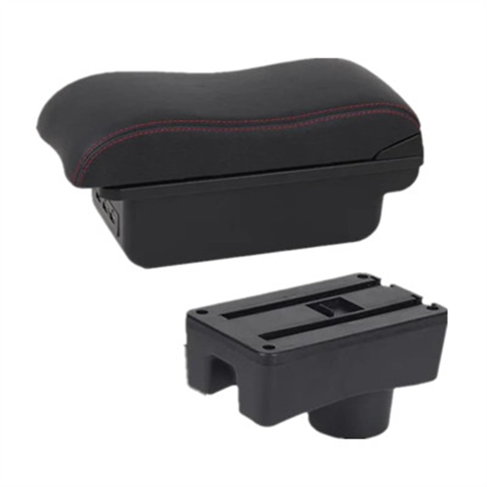 Ysdsls 4 Red Line Center Console Armrest Storage Box For Accent For Tagaz Car Interior Parts Modification Accessories