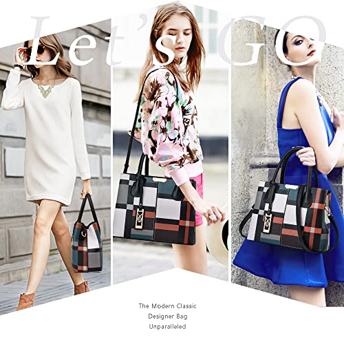 Image of COCIFER Purses and Handbags for Women Shoulder Tote Bags Top Handle Satchel